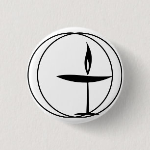 Klassischer "lodernder Chalice " Button