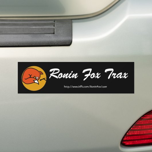 Klassischer Logo-Autoaufkleber Ronin Fox Trax Autoaufkleber (Auf Auto)