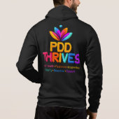 Klassischer Logo-Reißverschluss-Pullover Hoodie (Rückseite)