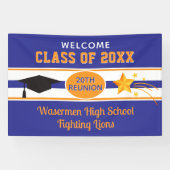 Klassischer Look! Big Class Wiedersehen Banner (Horizontal)