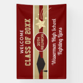 Klassischer Look! Big Class Wiedersehen Banner (Vertikal)