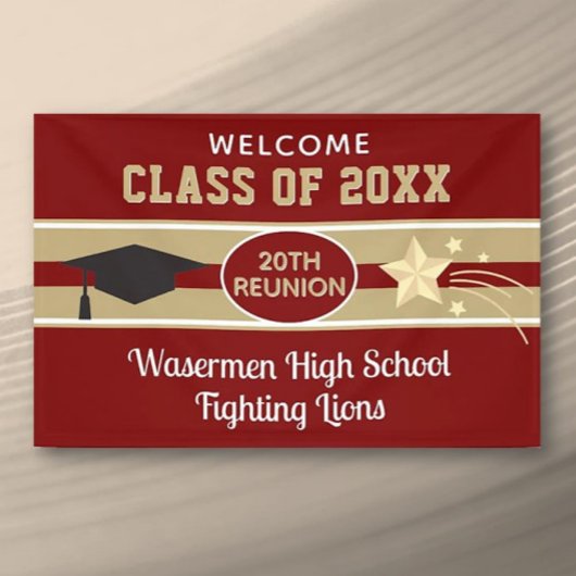 Klassischer Look! Big Class Wiedersehen Banner