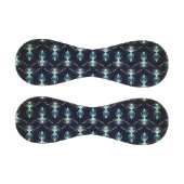 Klassischer Look von blauen Edelsteinen mit glühen Baseball (Paneele)