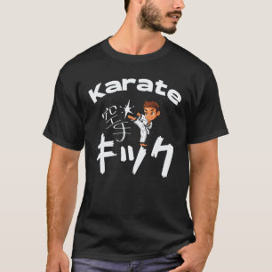 Klassischer lustiger Karate-Tritt für Kinder, Jung T-Shirt