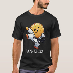 Klassischer lustiger Pfannkuchen Pfanne Karate Tae T-Shirt
