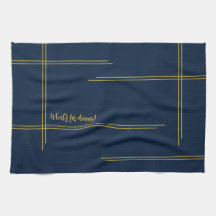 Klassischer Luxus Navy und Gold Abendessen?