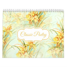Klassischer Lyrikkalender Kalender