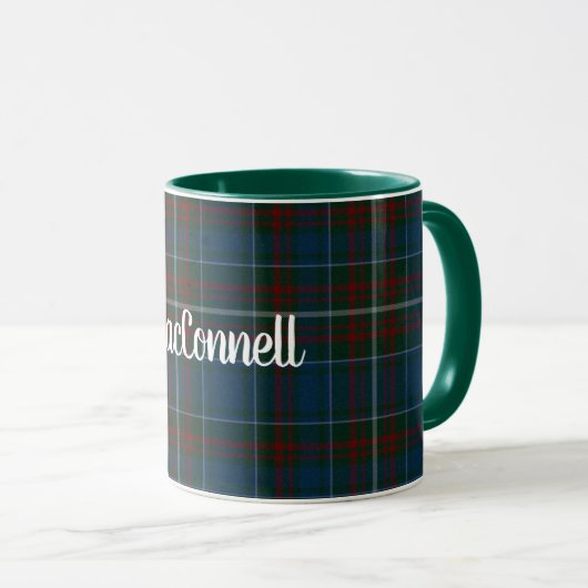Klassischer MacConnell Tartan-karierte Tasse (VorderseiteRechts)