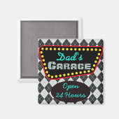 Klassischer Magnet für Vaters Garage Geschenk (Vorderseite/Rückseite)