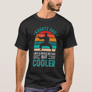 Klassischer Männer Karate-Vater wie ein normaler V T-Shirt