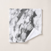 Klassischer Marmor Badhandtuch Set (Waschlappen)