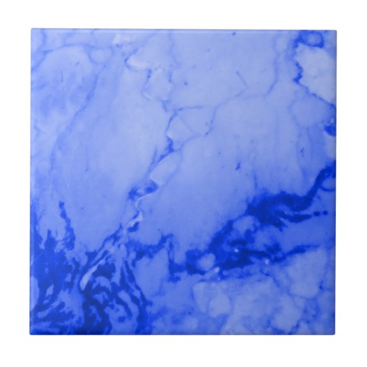 Klassischer Marmormuster-Blick des Blau-| Fliese (Vorderseite)