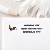 Klassischer, mehrfarbiger Vintager rustikaler Hahn (Insitu)