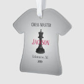 Klassischer Meister mit Zeichnend King Ornament (Vorderseite)