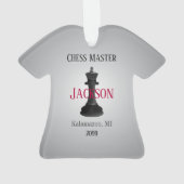 Klassischer Meister mit Zeichnend King Ornament (Rückseite)