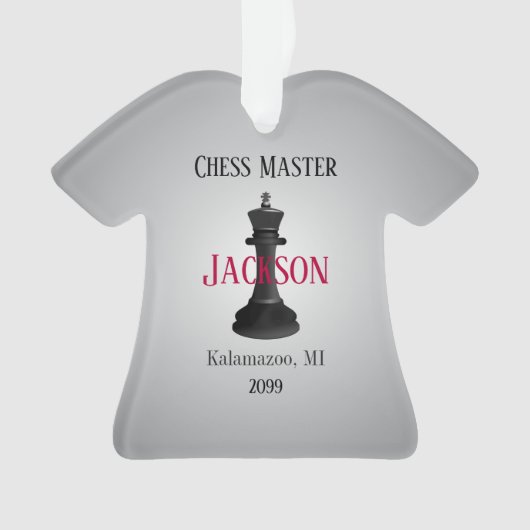 Klassischer Meister mit Zeichnend King Ornament (Vorderseite)