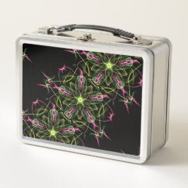 Klassischer MetallLunchbox mit Stern-Mandala Metall Lunch Box