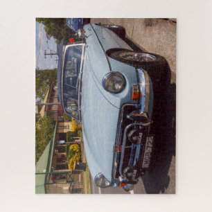 Klassischer MGB Roadster Sportwagen. Puzzle