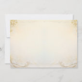 Klassischer Minimal Osterbrunch und Eierjagd Einladung (Rückseite)