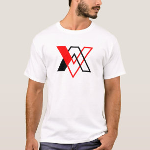 Klassischer Minimalbuchstabe VA T-Shirt
