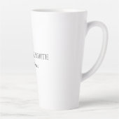 Klassischer Minimalistischer Beruflicher Name Milchtasse (Rechts)