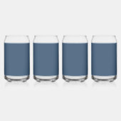 Klassischer Minimalistischer Name kann Glass sein Dosenglas (Hinten)