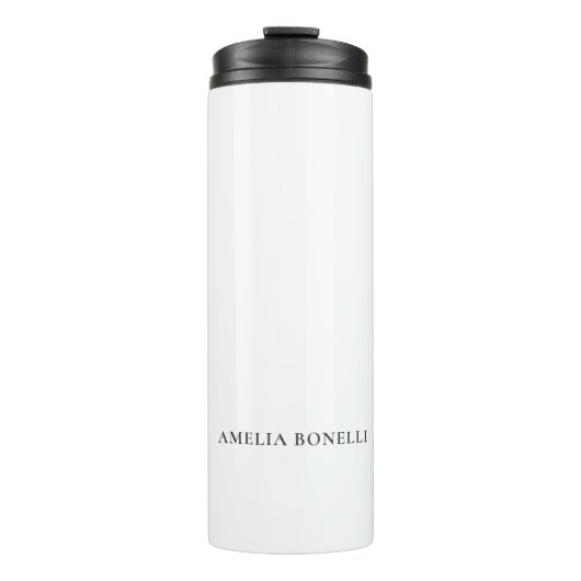 Klassischer minimalistischer professioneller Plain Thermosbecher (Vorderseite)
