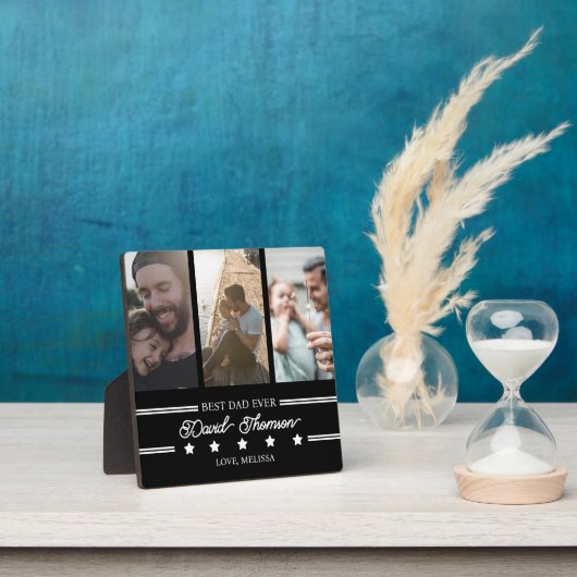 Klassischer Minimalistischer Schwarz-weißer bester Fotoplatte (InSitu)