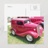 Klassischer Miniwagen Postkarte (Vorne/Hinten)