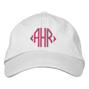 Klassischer Mit Monogramm bestickter Hut