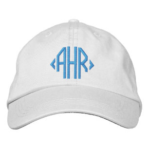 Klassischer Mit Monogramm bestickter Hut