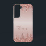 Klassischer, Mit Monogramm Rose Gold Dripped Glitz Samsung Galaxy Hülle<br><div class="desc">Mit dem Smartphone Case mit der hochwertigen Mit Monogramm Rose Gold Dripped Glitzer Smartphone können Sie Ihre Samsung mit einer Touch an Eleganz ausstatten. Entdecken Sie die Vorteile dieses stilvollen Gehäuses und steigern Sie Ihr Handyspiel auf die nächste Stufe. In der heutigen Welt sind Smartphones zu einer Erweiterung unserer Persönlichkeit...</div>