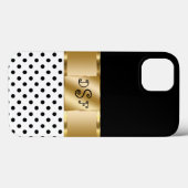 Klassischer Monogramm-Stil Case-Mate iPhone Hülle (Rückseite (Horizontal))