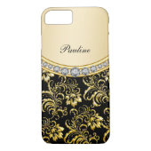 Klassischer Monogramm-Stil Case-Mate iPhone Hülle (Rückseite)