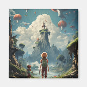 Klassischer Monster-Cartoon Magnet (Vorne)