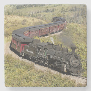 Klassischer Motor für Vintage Dampfzüge, C & TS-48 Steinuntersetzer