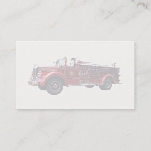 Klassischer Motor Visitenkarte (Rückseite)