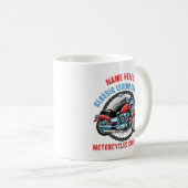 Klassischer Motorrad-Chopper hinzufügen Kaffeetasse (VorderseiteRechts)