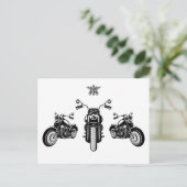 Klassischer Motorradmechaniker Postkarte (Stehend Vorderseite)