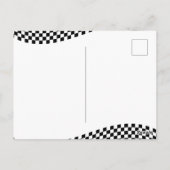 Klassischer Motorradmechaniker Postkarte (Rückseite)