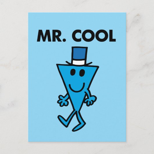 Klassischer Mr. Cool Pose Postkarte (Vorderseite)