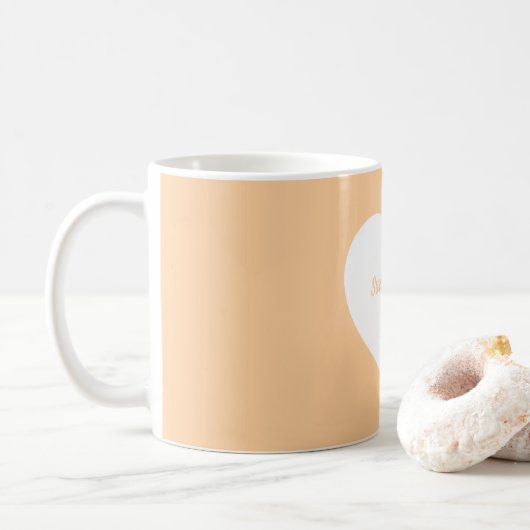 Klassischer Mug, 325 ml Kaffeetasse (Mit Donut)