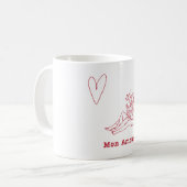 Klassischer Mug, 325 ml Kaffeetasse (Vorderseite Links)