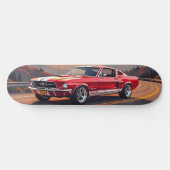 Klassischer Muscle Car 1967 Skateboard (Horizontal)