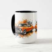 Klassischer Muscle-Car-Becher Tasse (Vorderseite Links)