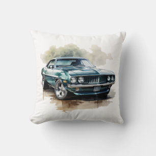 Klassischer Muscle Car Kissen