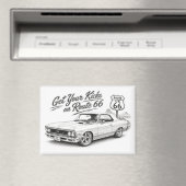 Klassischer Muscle-Car-Magnet Magnet (In Situ (Geschirrspüler))