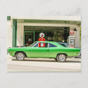 Klassischer Muscle-Car Postkarte