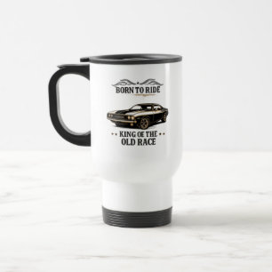 Klassischer Muscle-Car-Reisemug Reisebecher