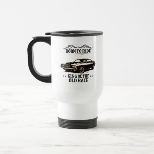 Klassischer Muscle-Car-Reisemug Reisebecher (Links)